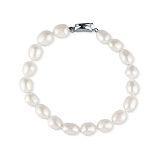 Jwl Luxury Pearls Delicato Bracciale In Autentiche Perle Di Riso Jl0865