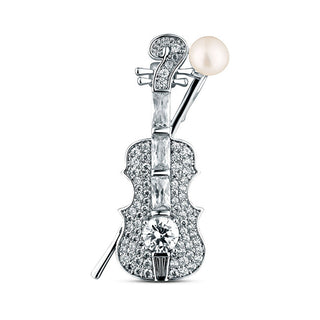 Jwl Luxury Pearls Broche en perles éblouissantes Violino Jl0872 