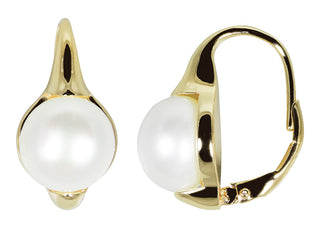 Jwl Luxury Pearls Orecchini Placcati Oro Con Perle Vere Jl0532