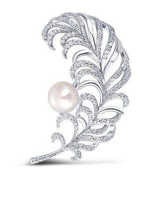 Jwl Luxury Pearls Bellissima Spilla Di Perle Feather Jl0699
