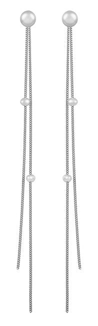 Jwl Luxury Pearls Orecchini A Catena Con Perle 2 In 1 Jl0428