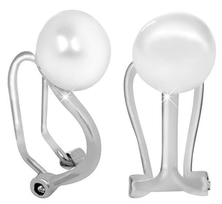 Jwl Luxury Pearls Orecchini A Clip In Argento Con Perla Destra Jl0398