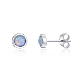Jwl Luxury Pearls Orecchini In Argento Con Opale Sintetico Jl0616