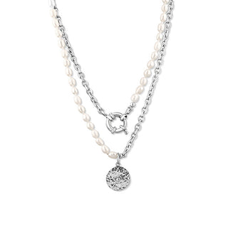 Jwl Luxury Pearls Collier Elegante Avec De Véritables Perles De Rivière Jl0799 