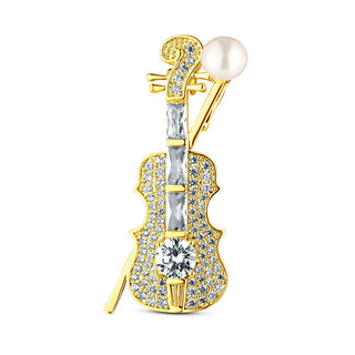 Jwl Luxury Pearls Spilla Di Perle Scintillanti Violino Jl0871