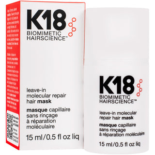 Maschera per capelli ristrutturante molecolare senza risciacquo K18 15 ml