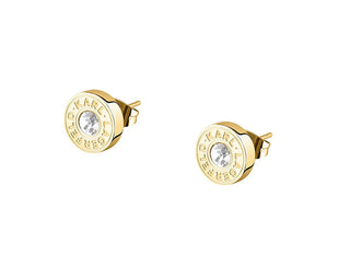 Karl lagerfeld Gold-plated stud Orecchini Illume KLBJX16