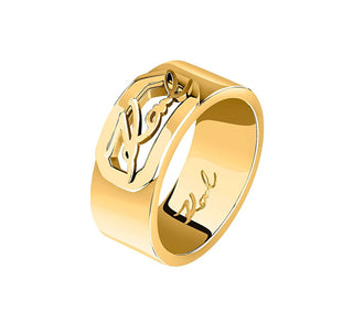 Karl lagerfeld Distinctive gold-plated Anello Crystals KLAYC53 - Circuit: 58 mm