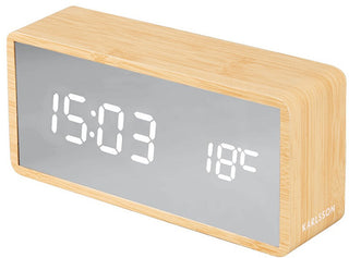 Karlsson sveglia LED di design con termometro KA5879WD