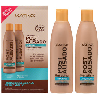 Kativa Post Alisado Keratin Set Without Salt 2x250ml