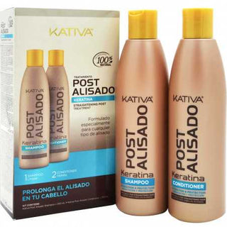 Kativa keratina Shampoo Capelli Lisci 250ML SET 2 Pezzi