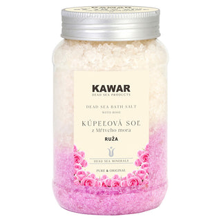 Kawar Dead Sea Bath Salt - Rose 500 g