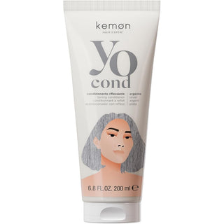 Kemon Yo Argento Colorazione, Balsamo Colorante Per Capelli, 200 ml