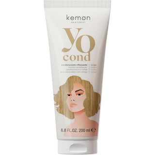 Kemon Yo Beige Colorazione, Balsamo Colorante Per Capelli, 200 ml