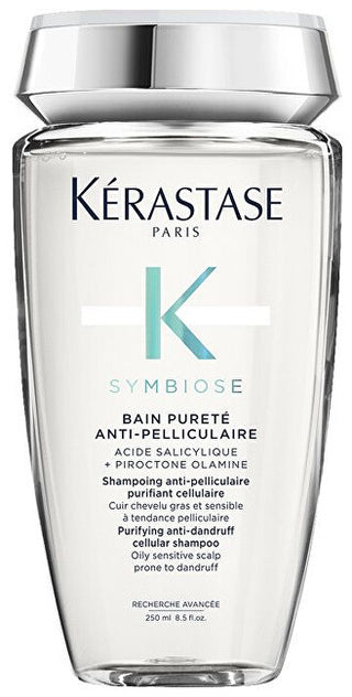 Kérastase Shampoo Antiforfora Per Cuoio Capelluto Grasso Symbiose (Shampoo Cellulare Purificante Antiforfora) - Volume: 250 Ml