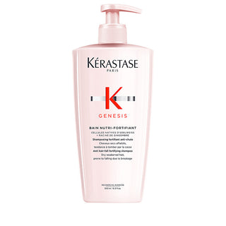 Kérastase Shampoo against dry hair loss Genesis Bain Nutri-Fortifiant (Anti Hair-Fall Fortifying Shampoo) - Volume: 500 ml - náhradní náplň