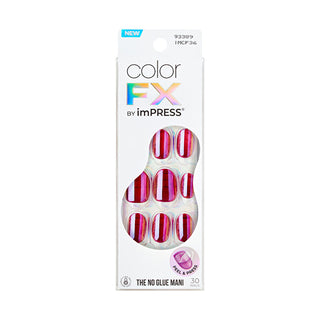 Kiss Self-Adhesive Nails Impress Color Fx (Around You) 30 Pieces 
