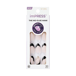 Kiss Self-Adhesive Nails Impress Nails (Illusion) 30 Pieces 