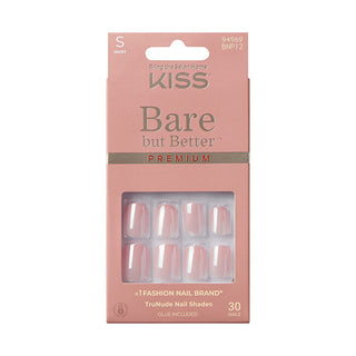 Kiss Unghie In Gel Premium Bare-But-Better 30 Pezzi