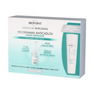 Biopoint Kit Anticaduta Uomo 20 X 6 Ml + Shampoo 200 Ml