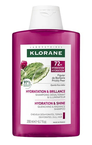 Klorane Prickly Pear 72H Hydration & Shine Quenching Shampoo - Volume: 200 ml