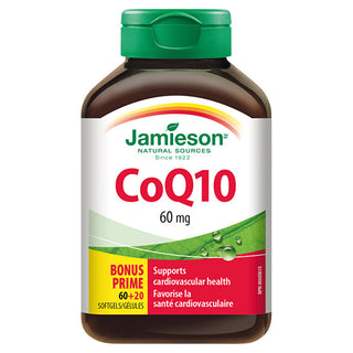 Jamieson Coenzyme Q10 60 mg 80 capsules