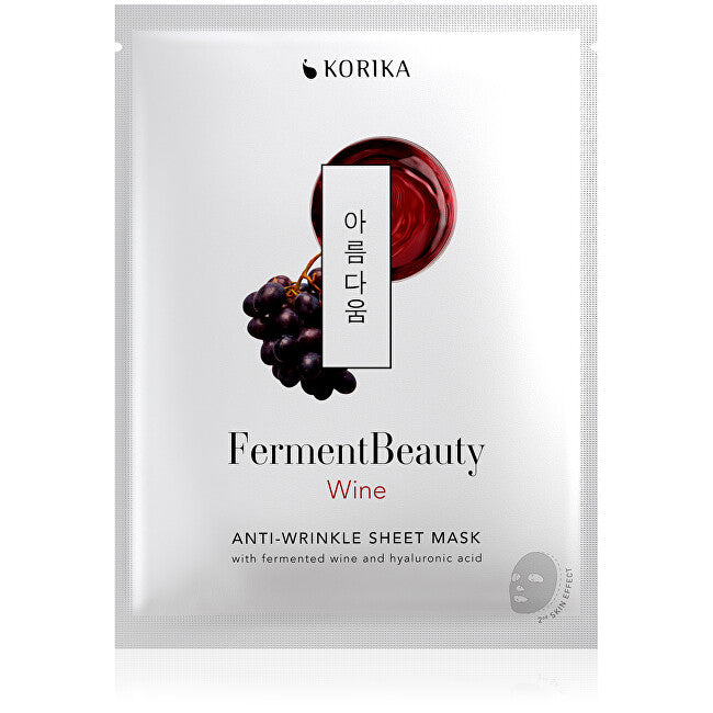 Korika FermentBeauty Wine 20 g — Maschera in Tessuto Antirughe