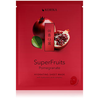 Korika Superfruits Hydrating maschera in tessuto Pomegranate (Hydrating maschera in tessuto) 25 g