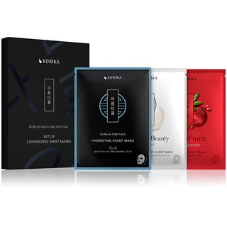 Korika Hydrating Sheet Masks Set