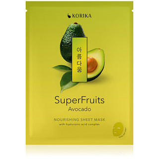 Korika Superfruits Avocado Nourishing maschera in tessuto (Nourishing maschera in tessuto) 25 g