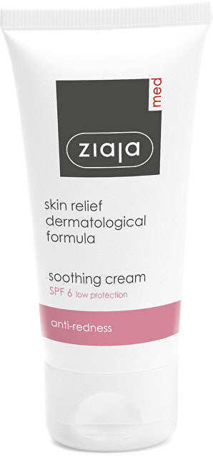 Ziaja Med - Crema viso lenitiva antiarrossamento SPF6 50 ml