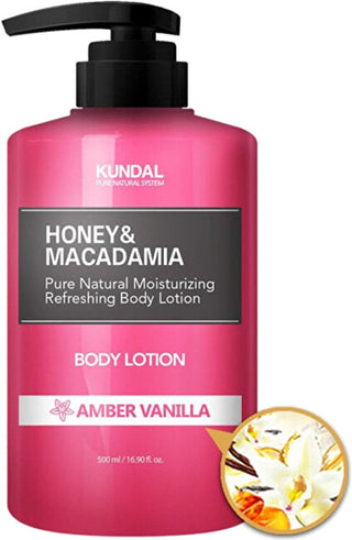 Kundal Nourishing Lozione corpo Honey & Macadamia Amber Vanilla (Lozione corpo) 500 ml