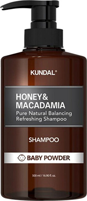 Kundal Honey & Macadamia Baby Powder Natural idratante Shampoo (Nature Shampoo) - 500 ml