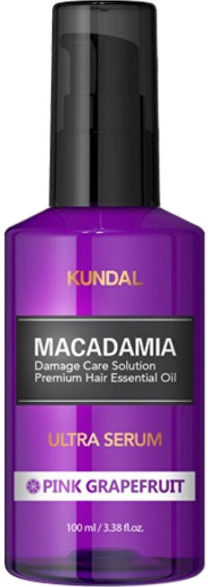 Kundal Macadamia Pink Grapefruit rigenerante siero capelli (siero capelli) 100 ml