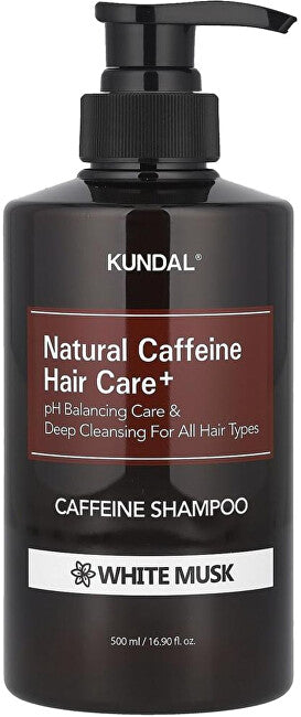 Kundal Natural Caffeine Hair Care+ White Musk Anti-Hair Loss Shampoo (Caffeine Shampoo) - 500 ml