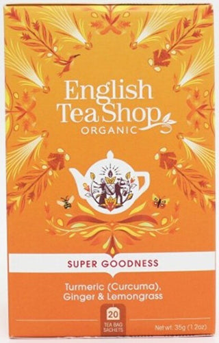 English tea shop Turmeric, ginger and lemongrass BIO 20 sachets
