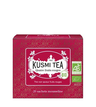 Kusmi tea Cuatro frutos rojos 20 bolsitas de muselina BIO 40 g