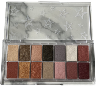 Kat von d Planet Fanatic, tavolozza di ombretti, 14 tonalità, 18,2 g