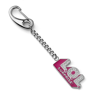 L.O.L. Surprise! Portachiavi In Acciaio Con Logo Lol E Cristalli Per Bambine L5010Stlol