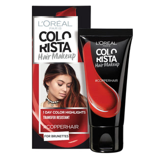 L'Oréal Paris, Maquillaje Colorista, Tinte Semipermanente para el Cabello, #cobrizo, 30 ml