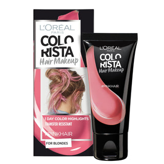 L'Oréal Paris, Maquillaje Colorista, Tinte Semipermanente para el Cabello, #rosa, 30 ml