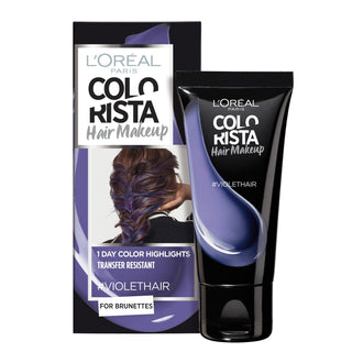 L'Oréal Paris, Maquillaje Colorista, Tinte Semipermanente para el Cabello, #violeta, 30 ml