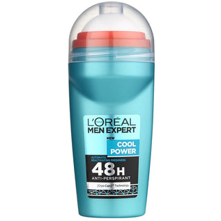 L'Oreal Paris Cool Power Deodorante Roll-On Antitraspirante Per Uomo 50 ml