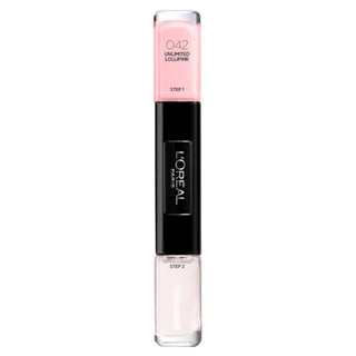 L'Oreal Paris 2 σε 1 Infallible Βερνίκι Νυχιών 042 Unlimited Lollpink 2 x 5 ml
