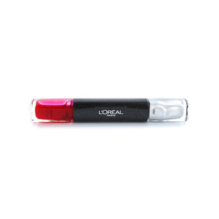 L'Oreal Paris 2 σε 1 Infallible Βερνίκι Νυχιών MTX 026 Φούξια 2 x 5 ml