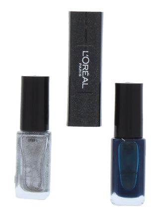 L'Oreal Paris 2 σε 1 Infallible Βερνίκι Νυχιών MTX 030 Τυρκουάζ 2 x 5 ml