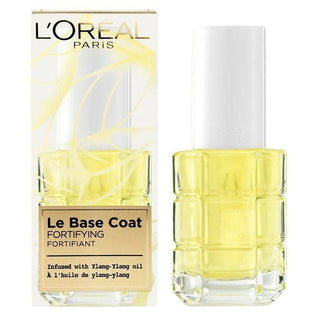 L'Oréal Paris Le Base Coat - Tratamiento fortificante para uñas con aceite esencial de ylang ylang (13,5 ml)