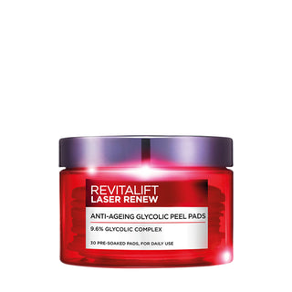 L'Oréal París Revitalift Laser Renew Discos limpiadores antiedad 30 piezas