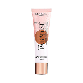 L'Oreal Paris, Skin Paradise, Aloe Vera, Moisturizing, Water Cream, for the Face, SPF 20, 02, Deep, 30 ml