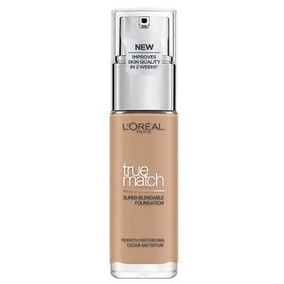 Base de maquillaje líquida True Match de L'Oréal Paris, 9,5 W, color caoba, FPS 17, 30 ml